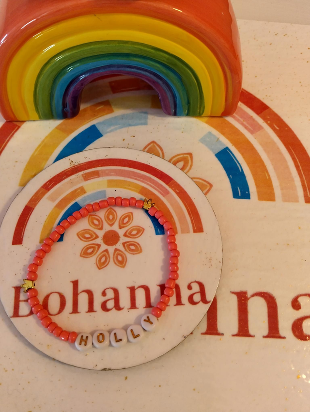 Festive Christmas words bracelets 