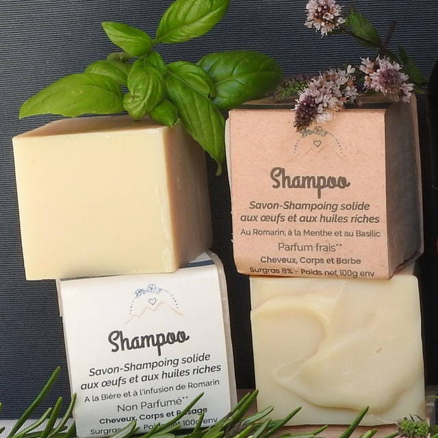 Shampoing solide non parfumé - SHAMPOO non parfumé