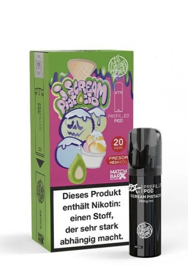 187 Strassenbande Prefilled Pod – I Scream Pistacio | 20 mg