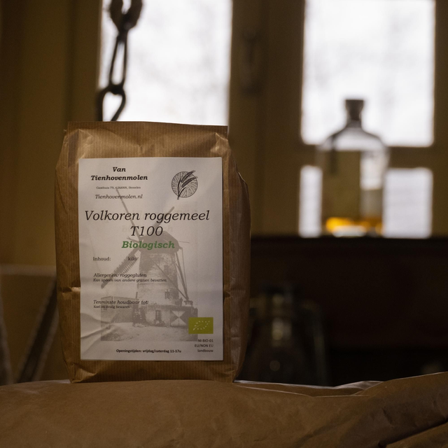 Bio Volkoren roggemeel T100