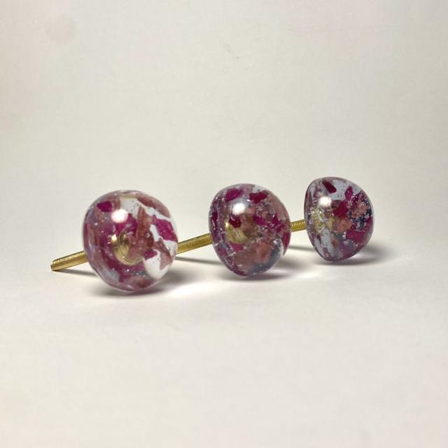 Boutons de meuble Coquelicot