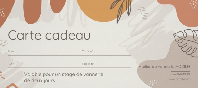 Stage de vannerie de 2 jours 