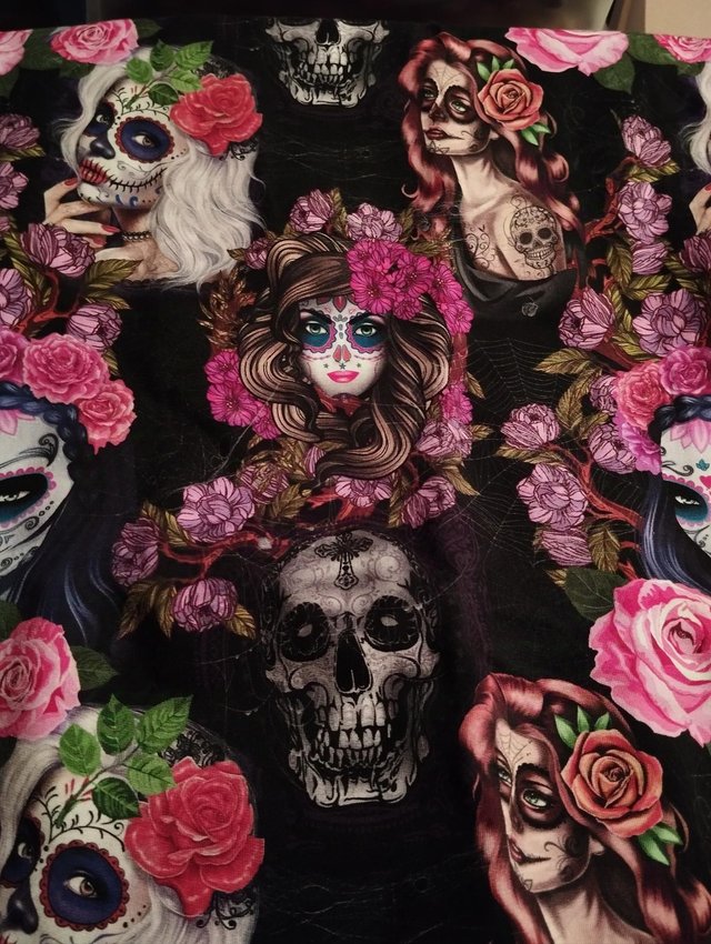 Tissu French Terry Skull POUR COMMANDE 