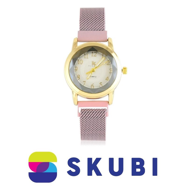 Dámské magnetické hodinky růžové - KURREN JG Z3111
