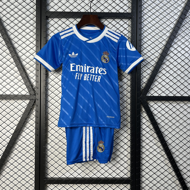 Conjunto camiseta + pantalón NIÑOS 3ª Real Madrid- 25-26
