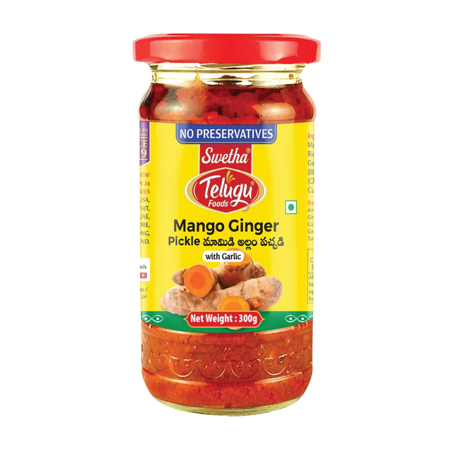 Telugu foods Mango Ginger Pickle- 300g 