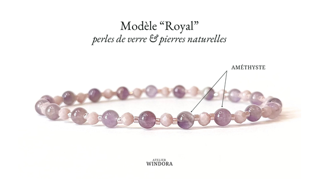 Bracelet | Améthyste - Collection 2 | Lot de 3