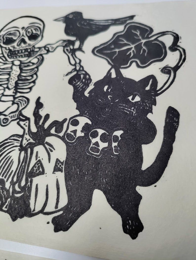 "Joyeux squelette" A5