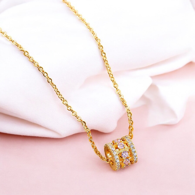 Collier LÉIA | Ajustable en acier inoxydable 