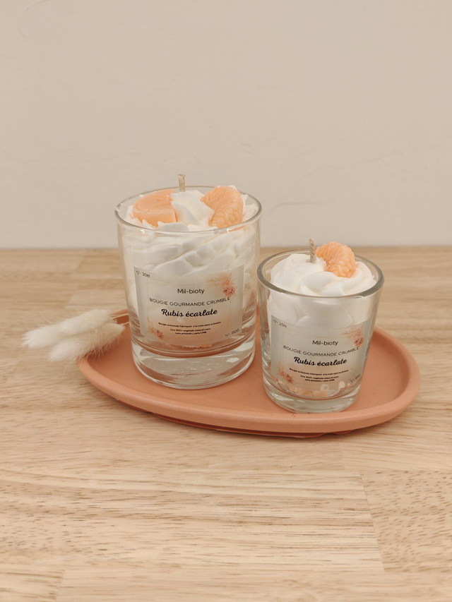 Bougie gourmande : Rubis écarlate