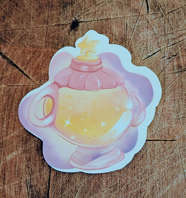 Autocollant "Potion Étoile" - 5,5 x 5,2 cm - vinyle holographique