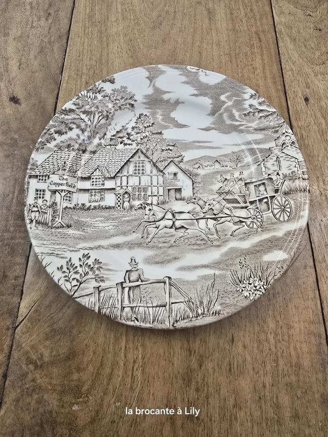 Assiette à dessert Luneville 