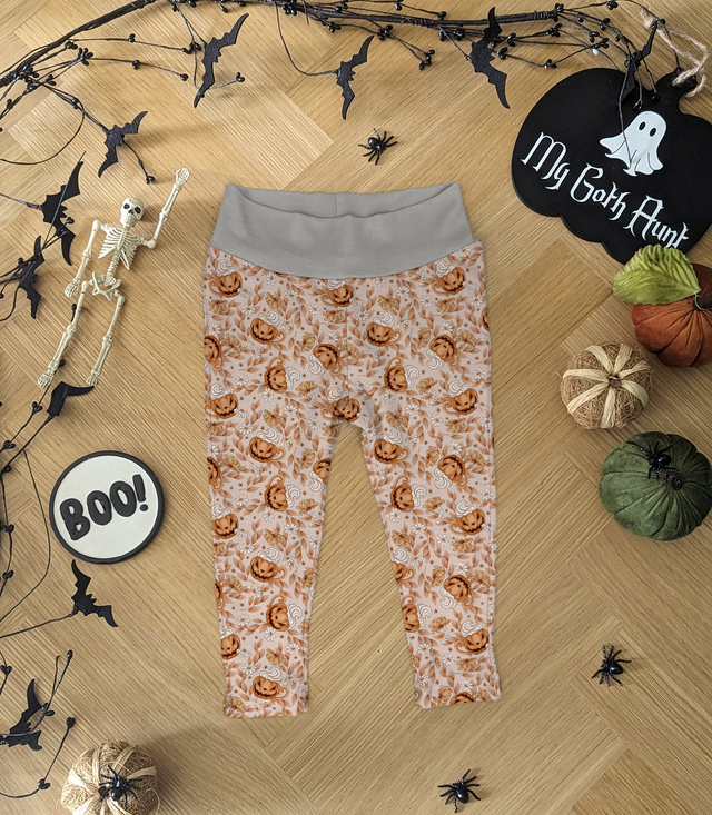 Pumpkin Spice Latte Childrens Leggings