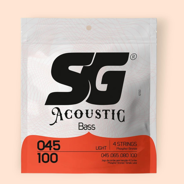 1261 - Encordoamento Baixola 4C 045 Phosphor Bronze SG Strings Cód 1261