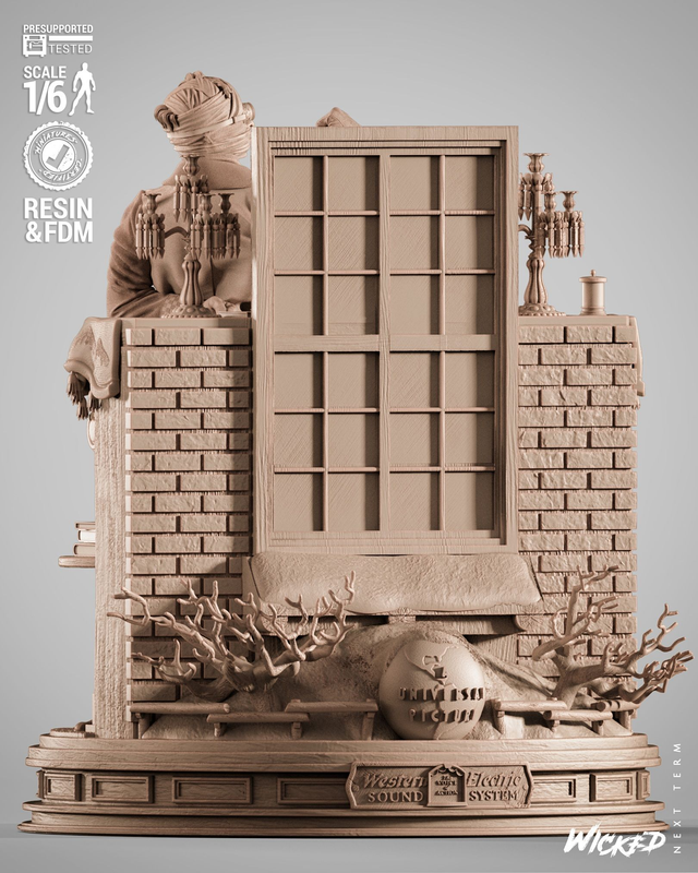 Statue L'HOMME INVISIBLE série movie