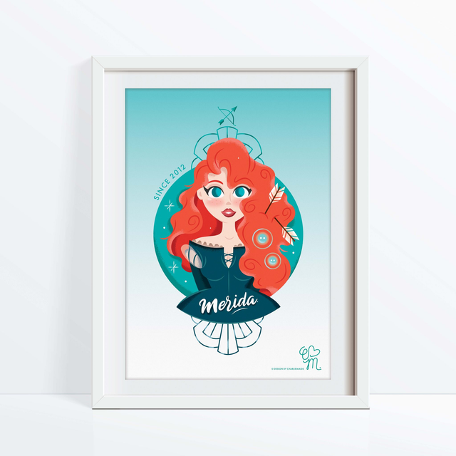 Illustration Girl Power | 16 Merida