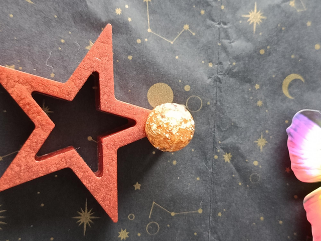 Bague en résine "Joyau Solaire"