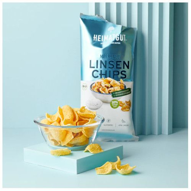 Heimatgut BIO Linsen Chips Meersalz 75g