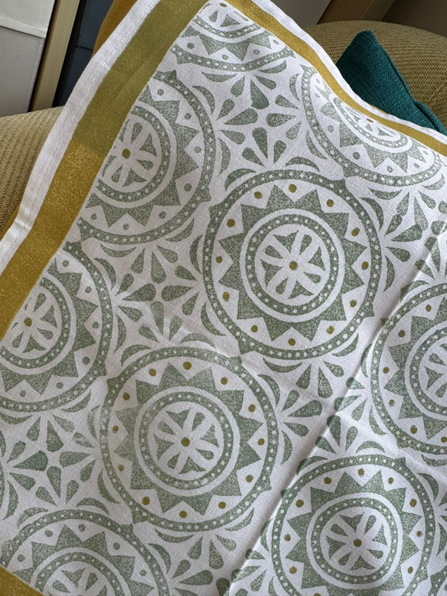 Indian Block-Printing Cushion Cover