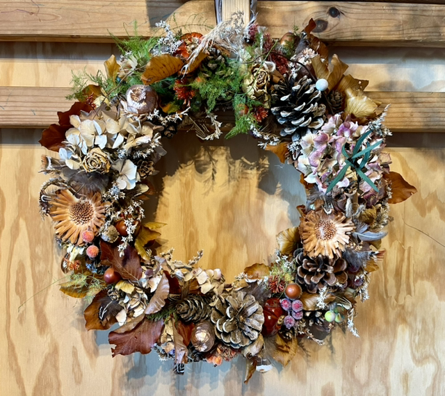 luxury handmade autumn wreath