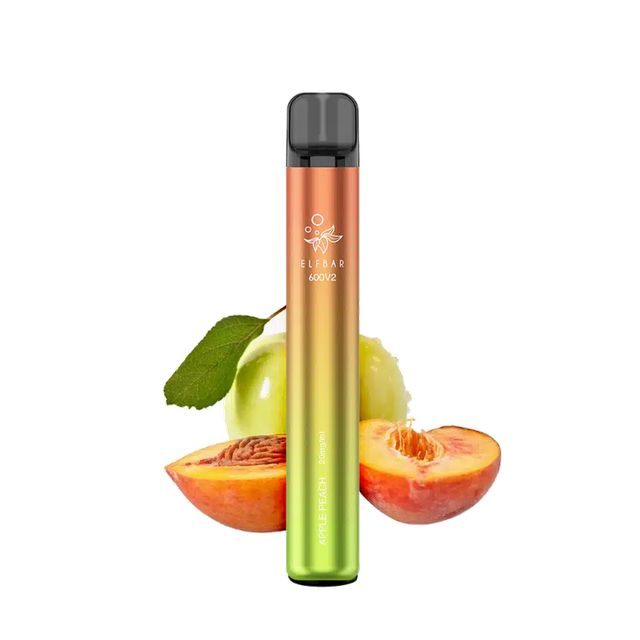 Elf Bar 600 V2 - NS20mg - Apple Peach