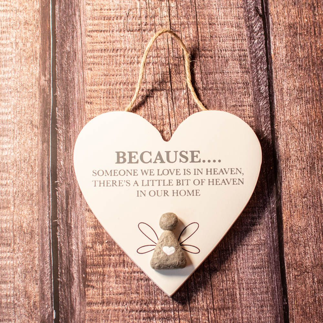 Someone We Love is in Heaven' Pebble Hanger