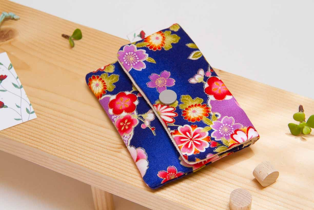 Tarjetero simple Japanese Flowery Spring