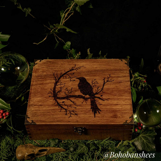 Hand Burned Jewellery Boxes