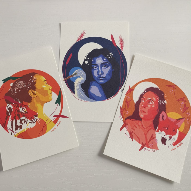 Nina Missir - Météo lumineuse - Lot de 3 prints