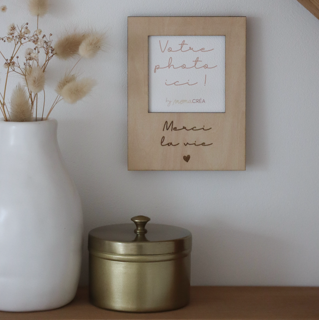 Magnet photo pola « merci la vie ♡ »