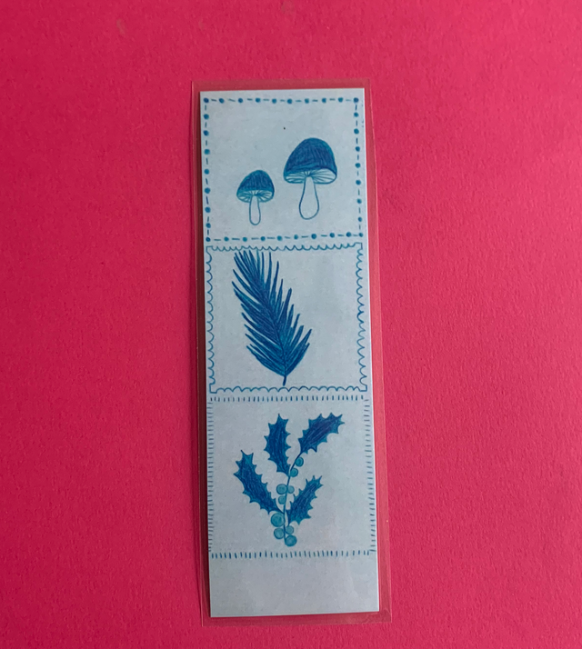 Marque page imprimé et plastifié - tirage d'oeuvre "Permanence de l'être" 