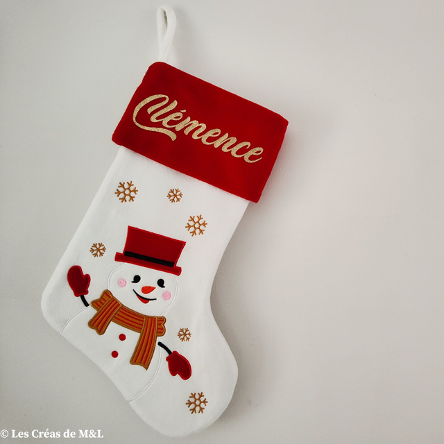 Botte de Noël personnalisée (4 modèles disponibles)