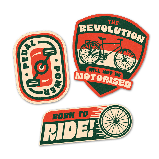 Born to Ride Sticker Pack