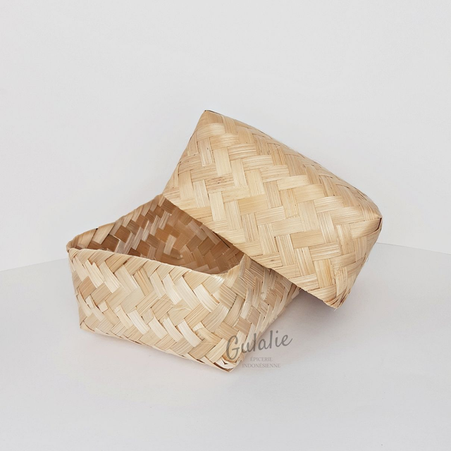 GULALIE Besek Bambu 15,5cm - Boîte Bambou