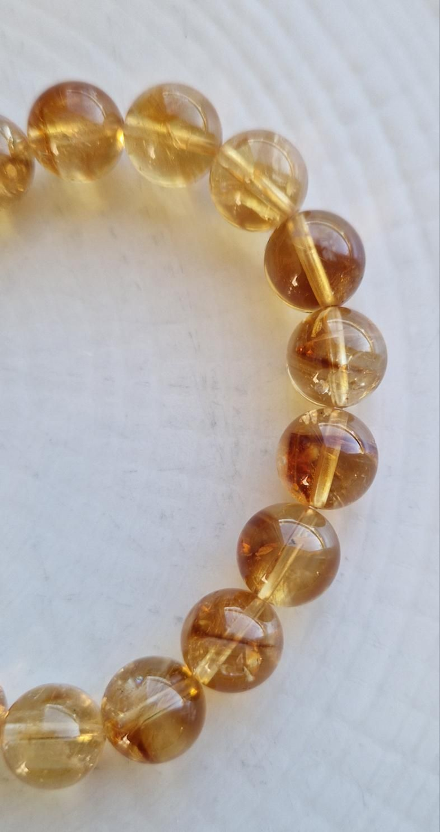 Bracelet CITRINE 10mm