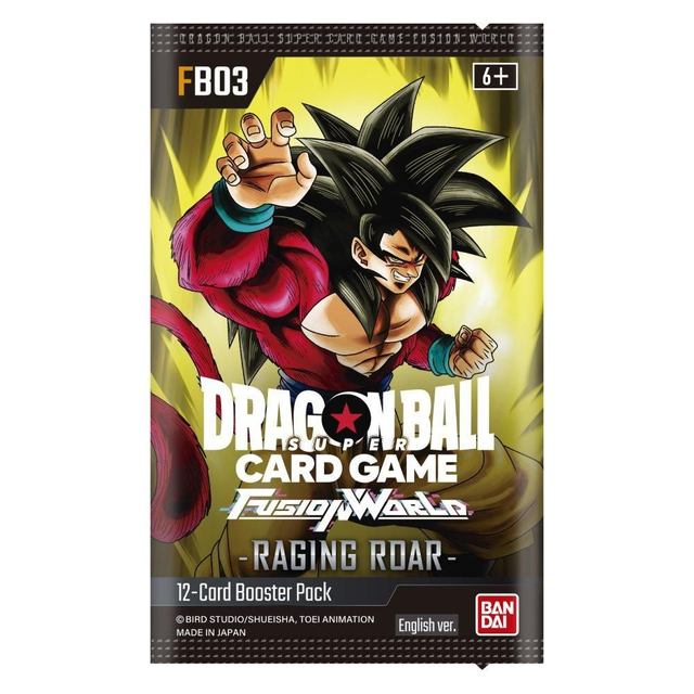 Bandai Dragon Ball Super Fusion World FB03 Raging Roar Booster Pack