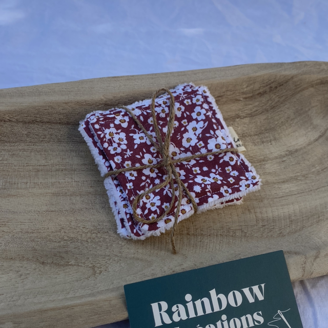 Lot de cotons fleuris