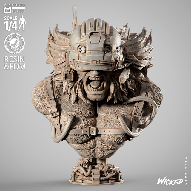 BUSTE PORTRAIT WEAPON X WOLVERINE série Xmen comics 