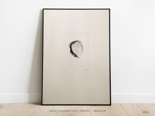 Fine art etching / Not Framed / Pebble II