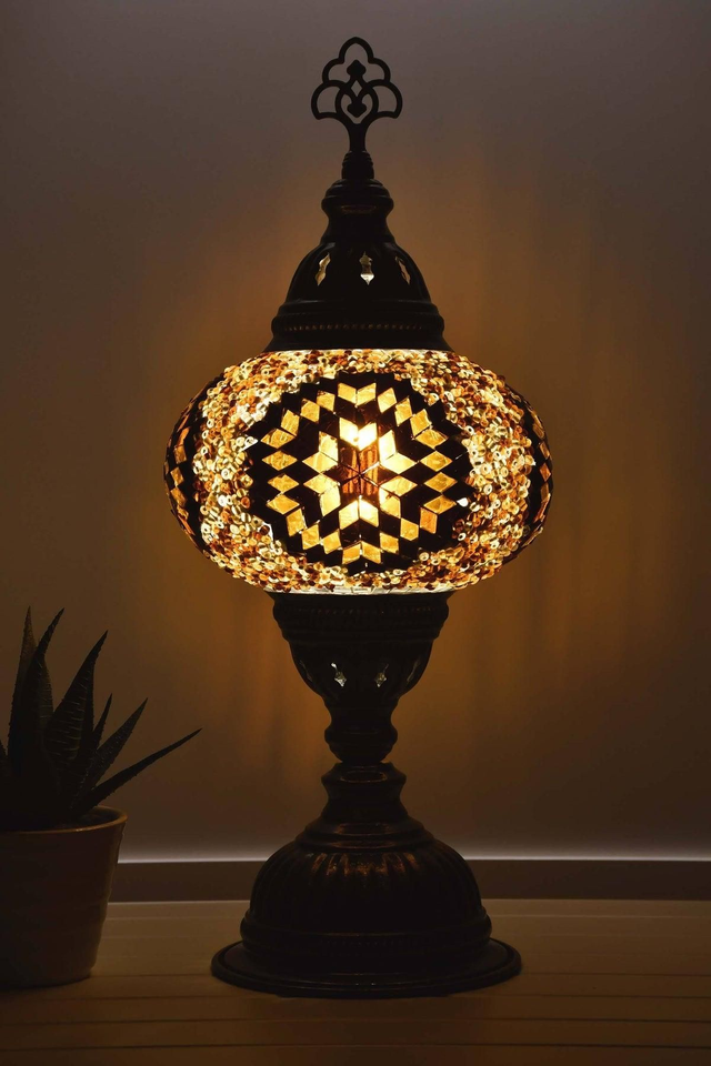 Large Mosaic Table Lamp
