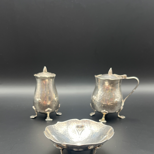 Liberty & Co Cymric Condiment Set – 1901 & 1902