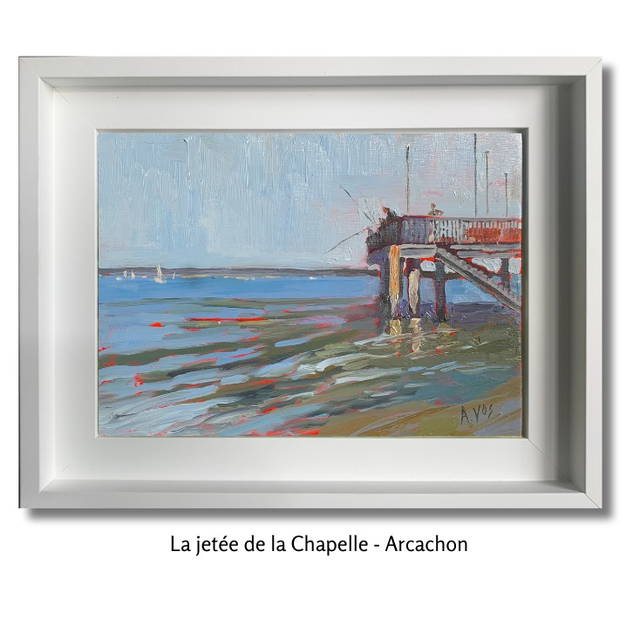La jetée de la Chapelle à Arcachon 