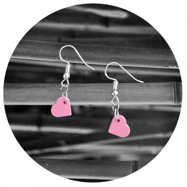 Little heart earrings