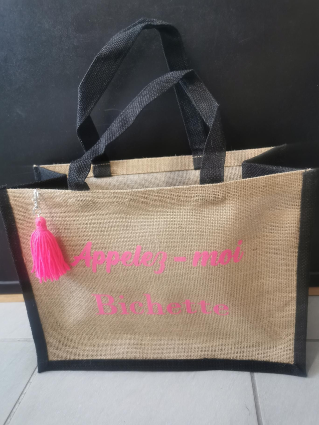 Sac cabas en toile de jute 