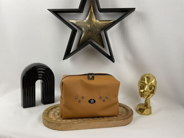 Trousse de toilette – motif Léopard Étoile 