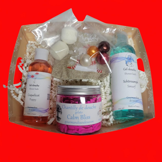 Panier de Noël garnie à la demande