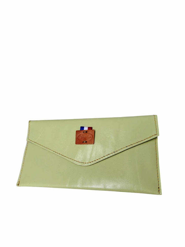 Pochette protège papier - jaune pastel