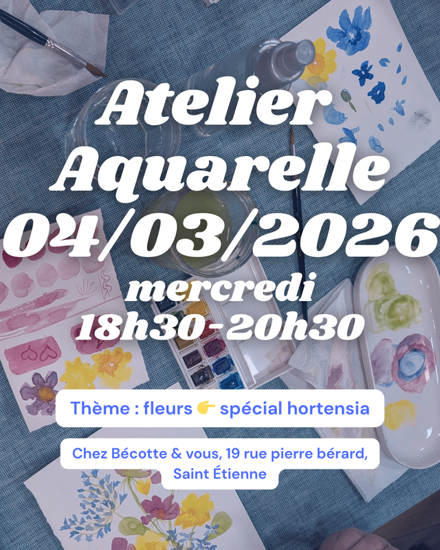 Atelier Aquarelle - Mercredi 04/03/2026