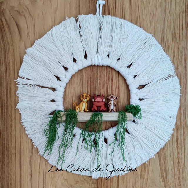 Macramé Le Roi lion