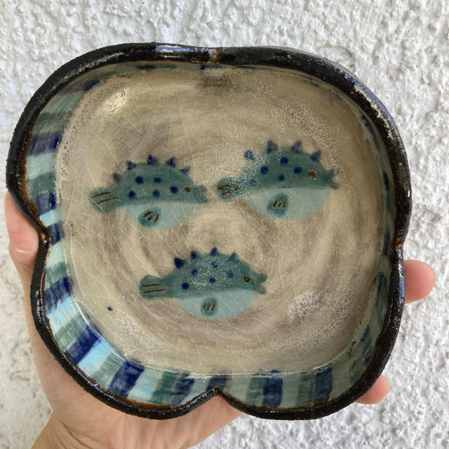 Trois poissons globes 